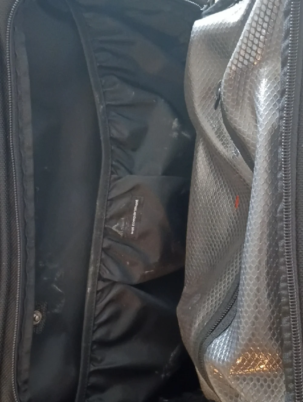 Briggs And Riley black two wheeled under seat cabin bag